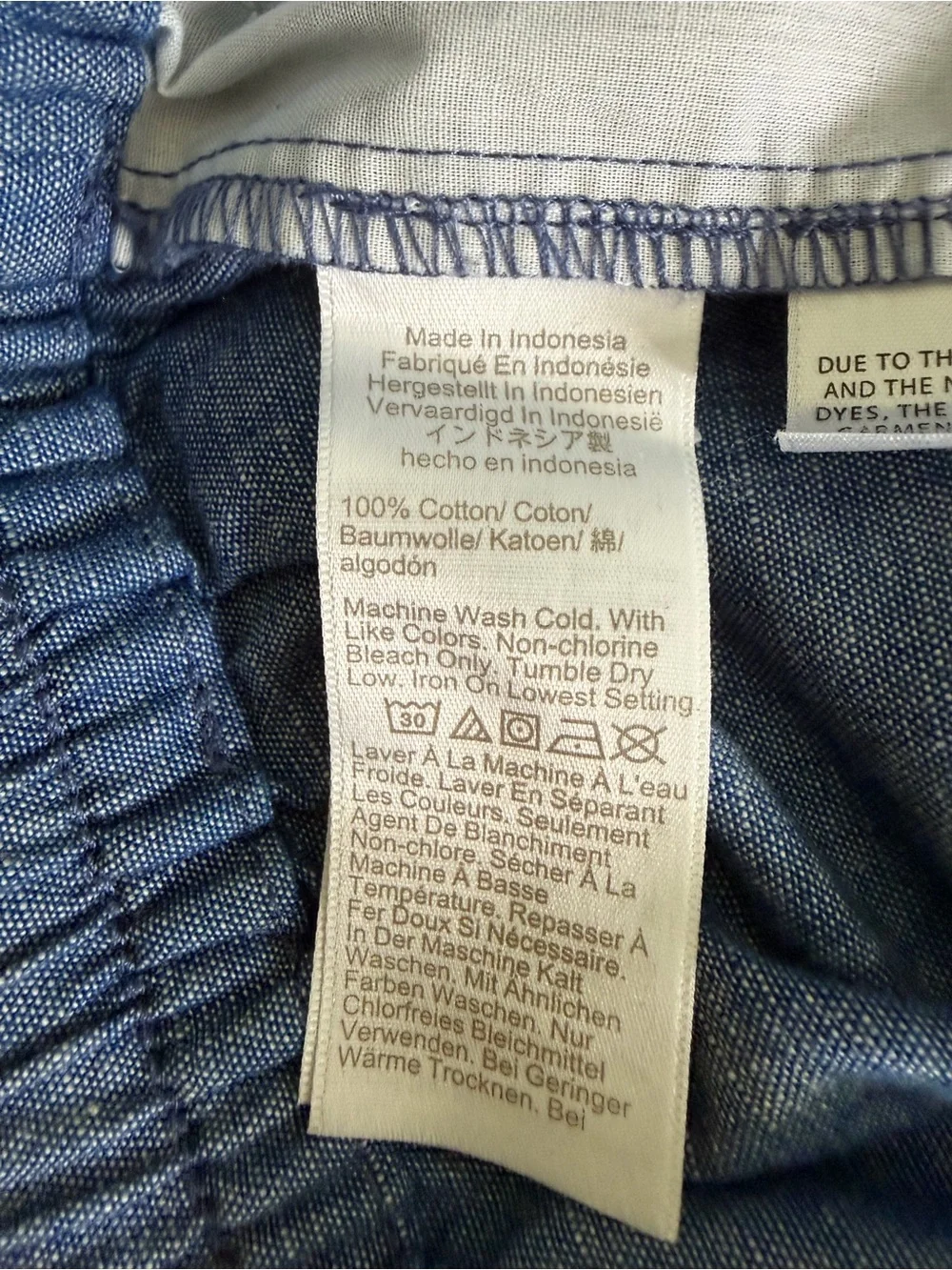 J. Crew Petite chambray slim wide-leg drawstring pant Med Echo Blue Wash 2 NWT